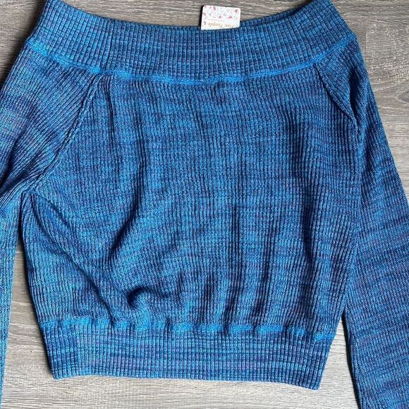 NEW Free People Sugar Rush Off-The-Shoulder sweater - Picture 9 of 9